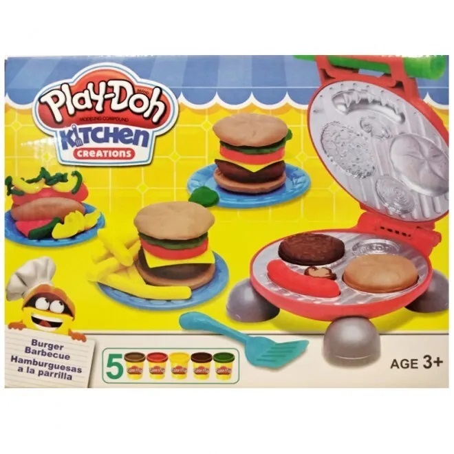 Play doh on sale burger set