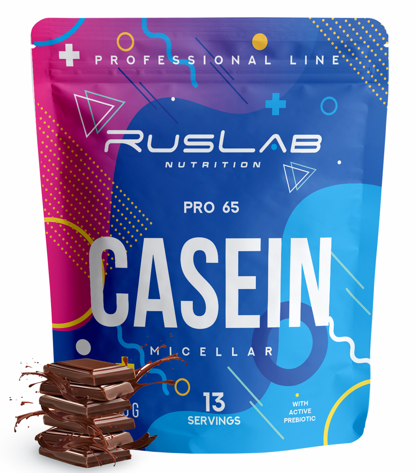 Micellar  CASEIN PRO 65 казеиновый протеин (416 гр),вкус шоколад