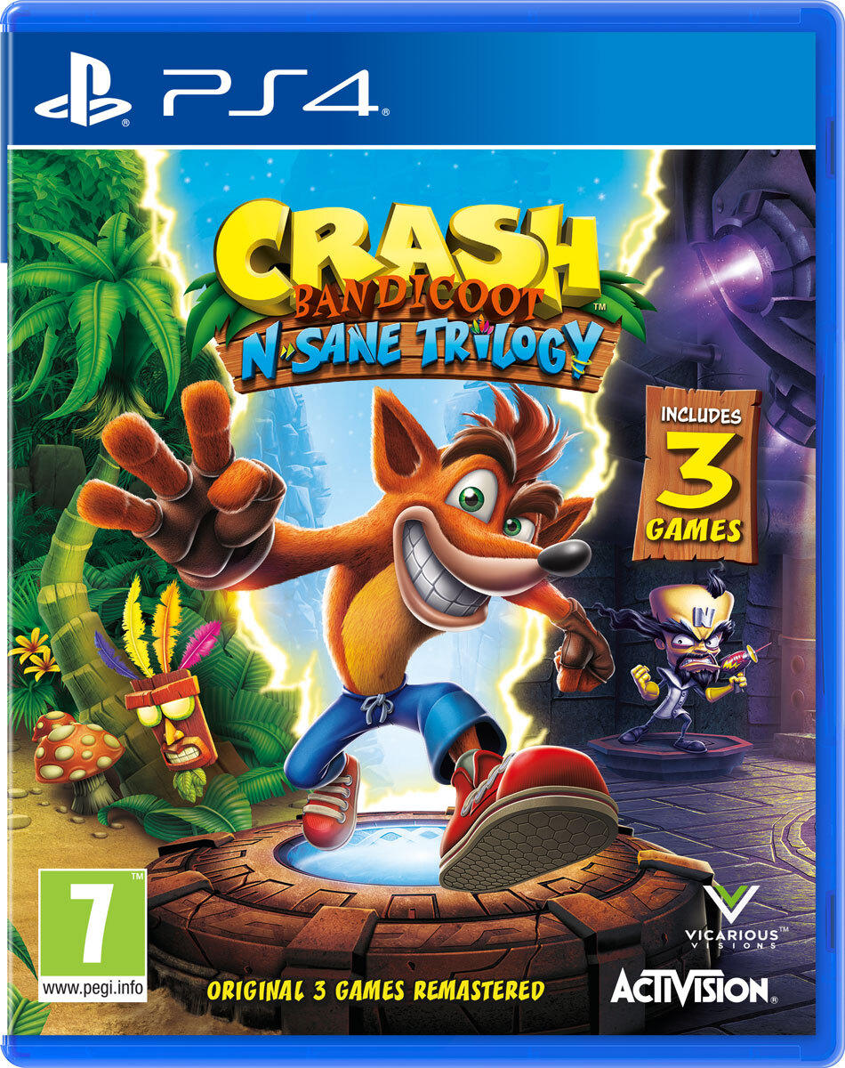 Игра Crash Bandicoot Nsane Trilogy (PlayStation 4, PlayStation 5,  Английская версия) купить по низкой цене с доставкой в интернет-магазине  OZON (1552390685)