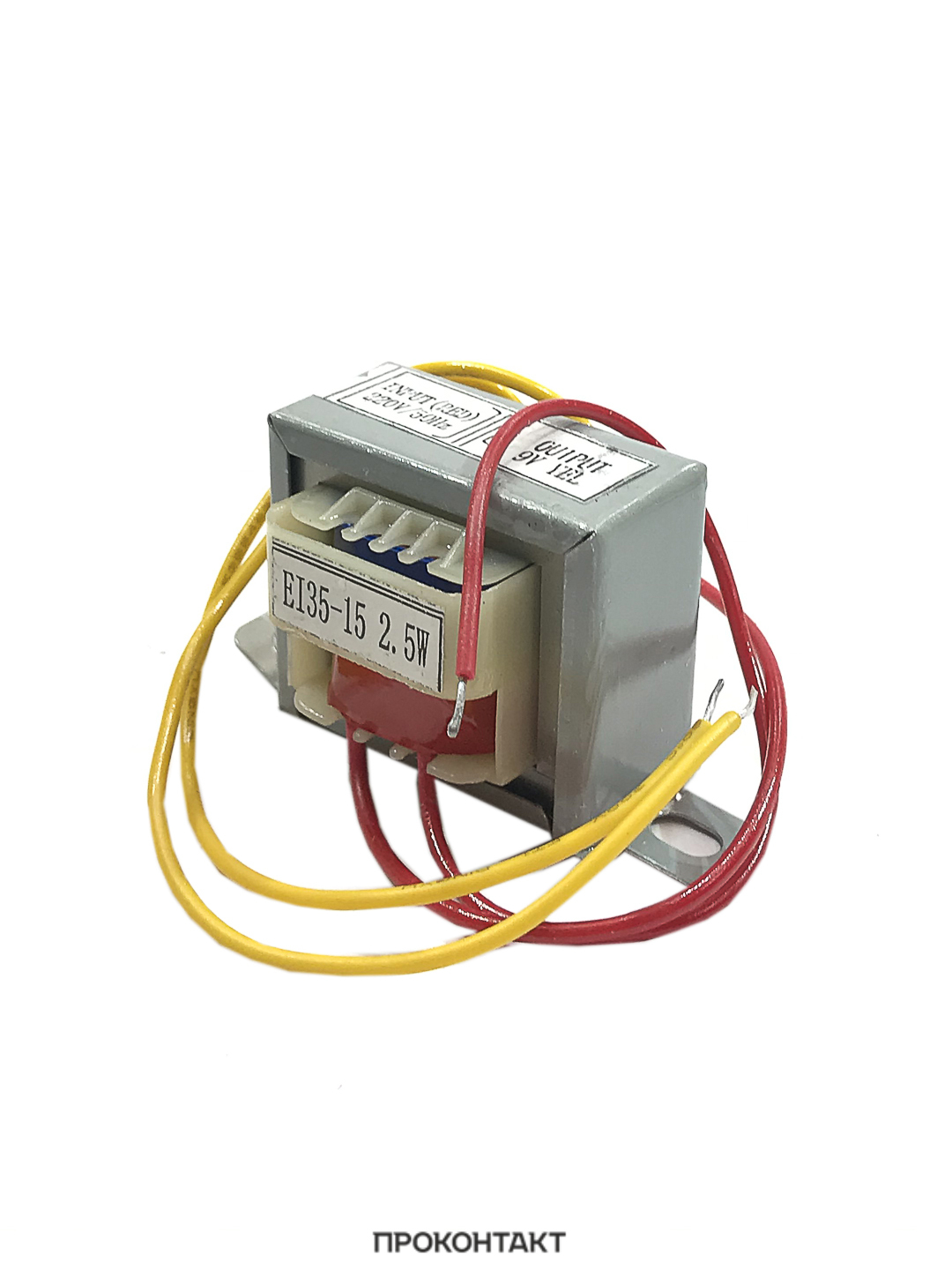 Трансформатор EI35*15, 9V, 2W, 220v