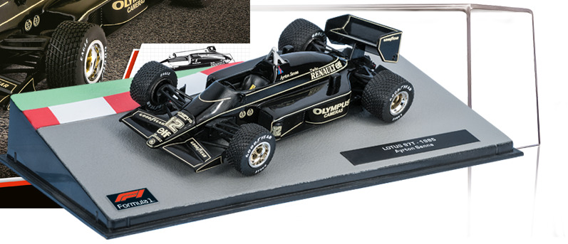 Formula1AutoCollection№14,формула-1,Lotus97T-АйртонСенна(1985),коллекционнаямасштабнаямодель