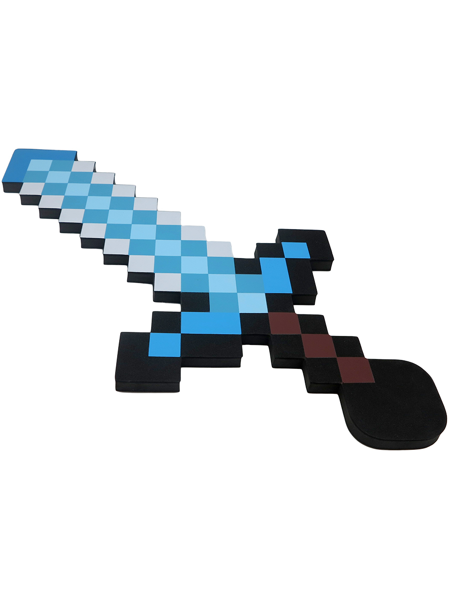 ОружиеМайнкрафт(Minecraft)/Пиксельныймеч8БитКоролевскийалмазный60см