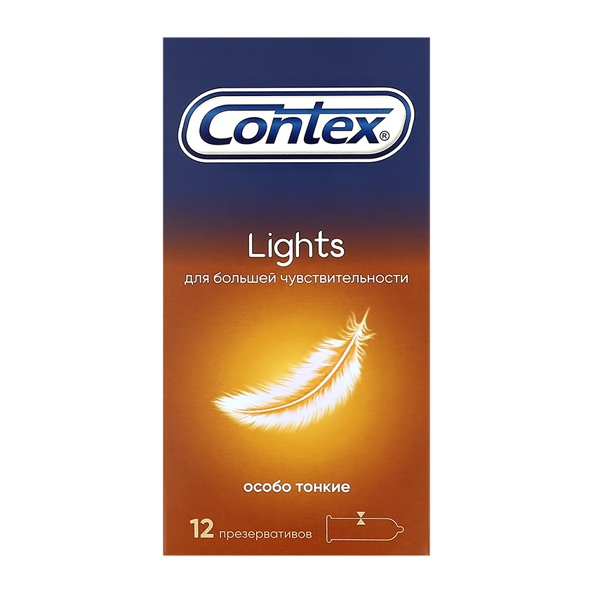 CONTEX Презервативы  Lights (особо тонкие) 12 шт