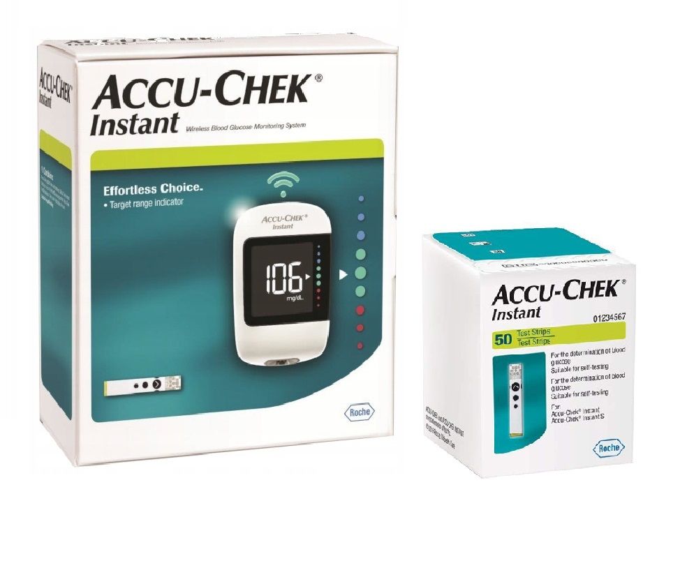 Глюкометр Accu-Chek Instant ( Акку-Чек Инстант) + 60 тест-полосок