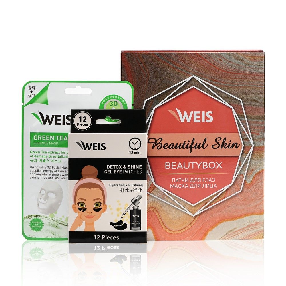 Гелевые патчи weis. Маска для лица weis с экстрактом зеленого чая. dr.f5 витализирующая маска для выравнивания тона и сияния.