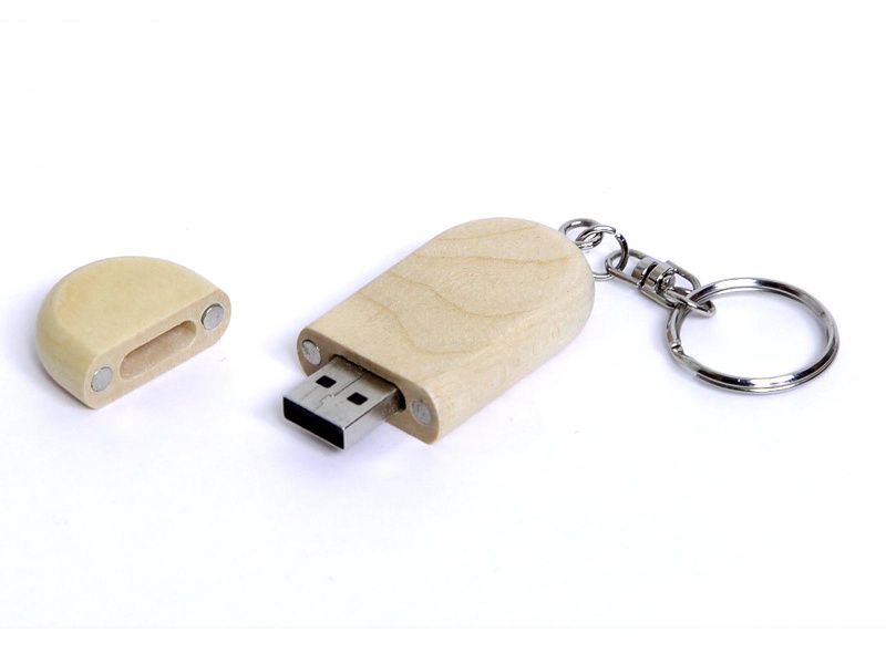 centersuvenirUSB-флеш-накопительДеревяннаяфлешкаVeronaOvalF17VF-679USB2.0(Wood1)64ГБ,белый