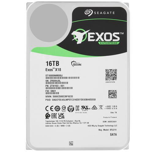 Seagate16ТБВнутреннийжесткийдискExosX18(ST16000NM000J)(ST16000NM000J)