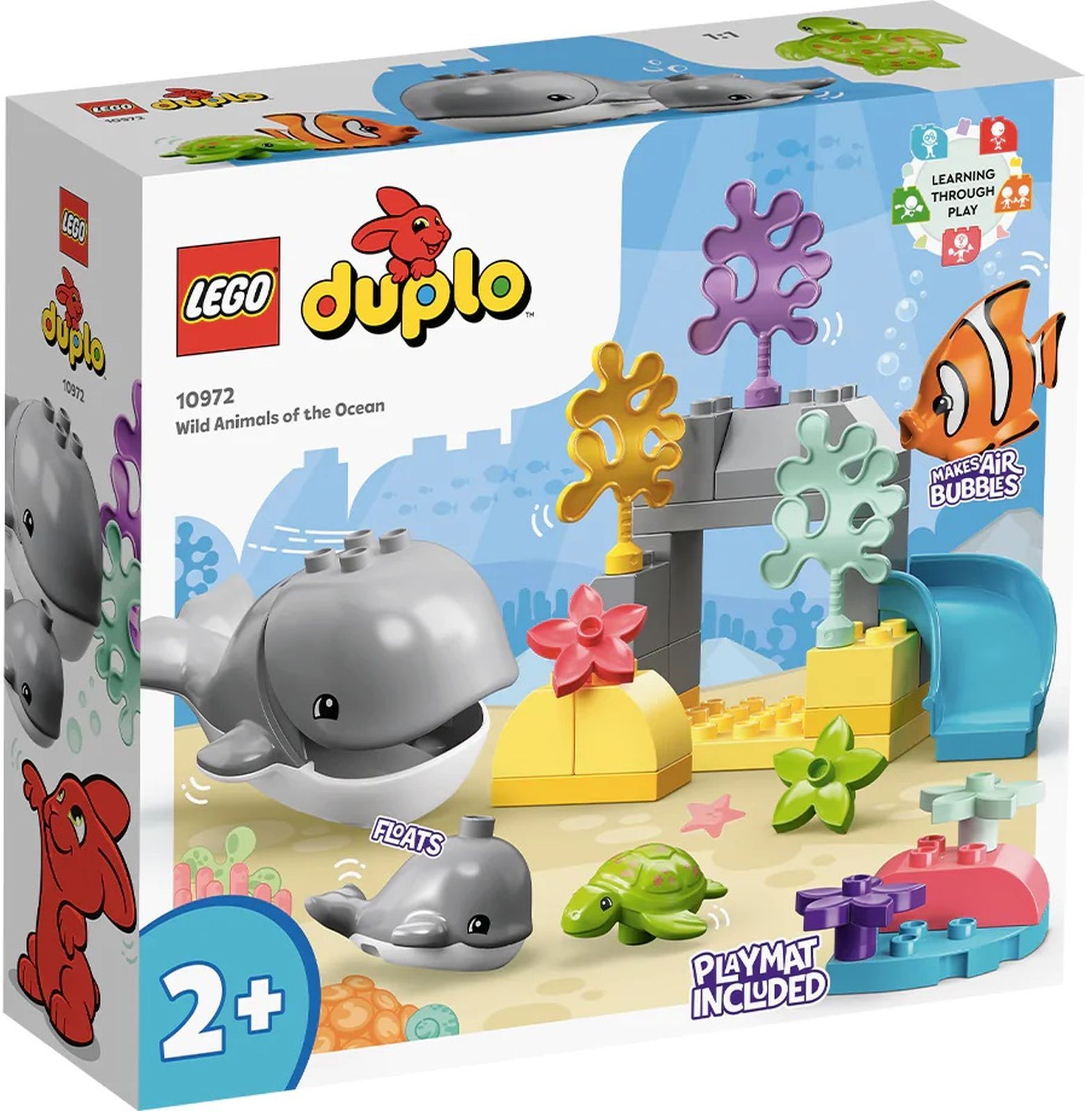 Конструктор LEGO DUPLO Обитатели океана, 32 детали, 2+, 10972 - купить с  доставкой по выгодным ценам в интернет-магазине OZON (718619732)