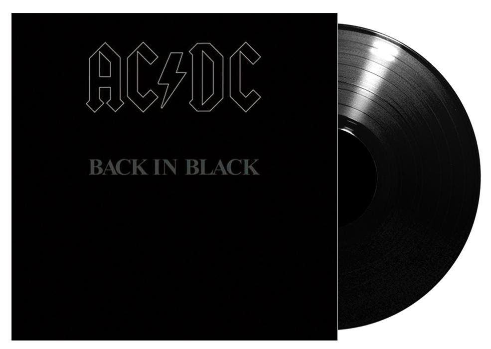 Sony music пластинки. Пластинка AC DC back in Black. AC/DC back in Black винил. AC/DC back in Black 1980. АС ДС бэк ин Блэк альбом.