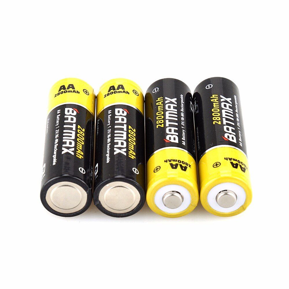 АккумуляторыAABatmax(Ni-MH)2800mAh4шт+кейс