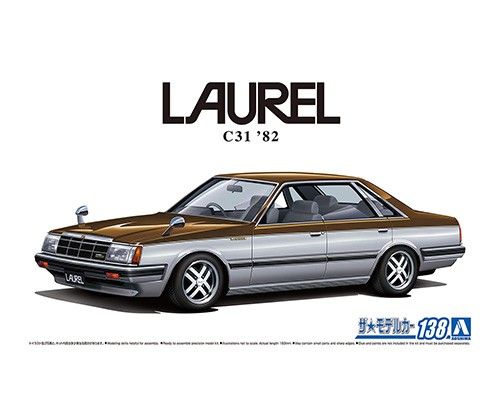 Aoshima 138 Сборная модель Laurel HC130 Medalist '82, 1/24