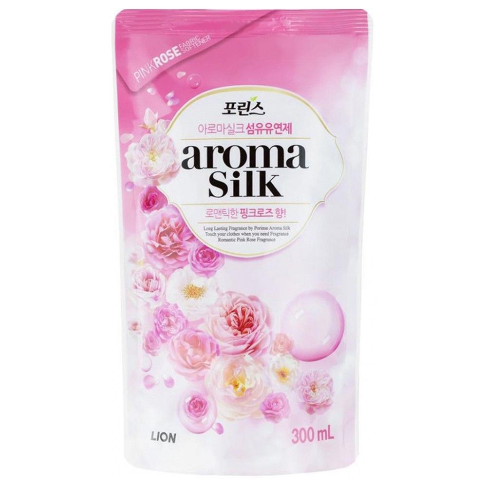 LION Кондиционер для белья AROMA CAPSULE с ароматом розы 300 мл