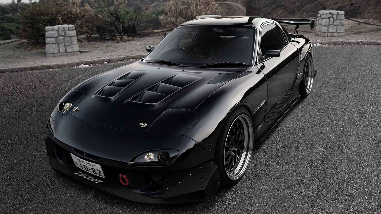 Mazda rx7 черная