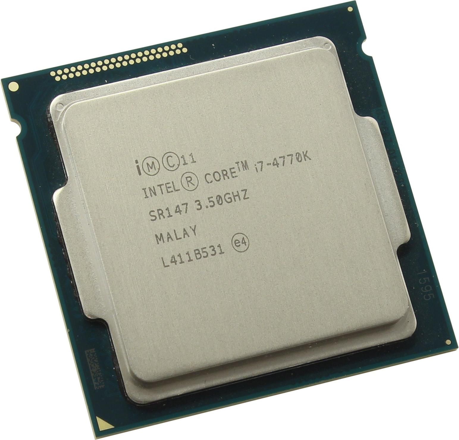 Процессор CPU Intel Core i7-4770K 3.5 GHz, 4 core, SVGA HD Graphics 4600,  1+8Mb, 84W, 5 GT/s LGA1150 OEM