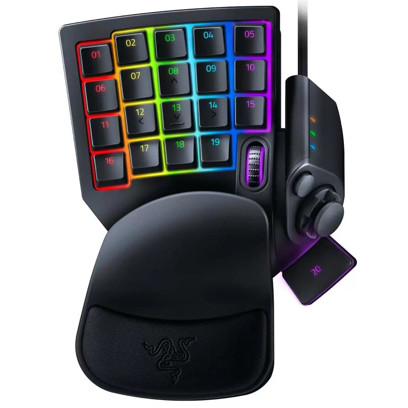 RazerИгроваяклавиатурапроводнаяTartarusPro,(RazerAnalogOptical),Русскаяраскладка,черный