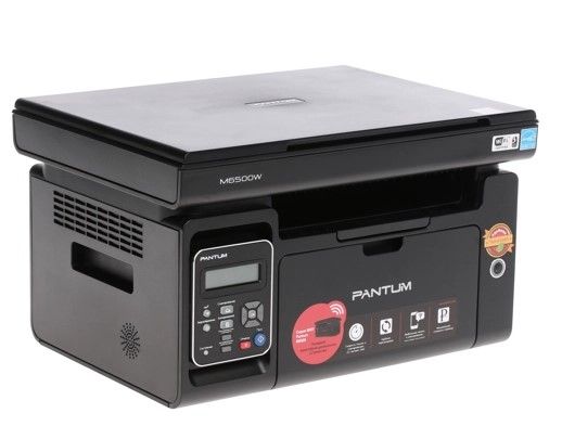 МФУлазерноеPantumM6500W(P/C/S,А4,22ppm,1200dpi,128Mb,papertray150pages,Wi-Fi,USB)