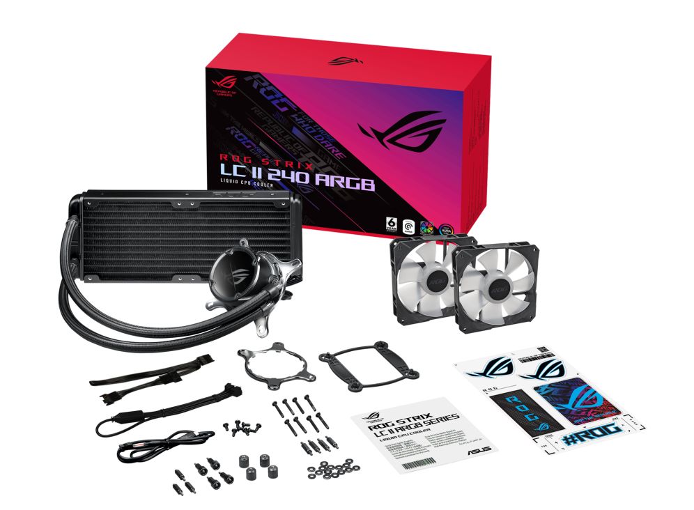 Система водяного охлаждения для ПК ASUS ROG STRIX LC II 240 ARGB (90RC00E1-M0UAY0)