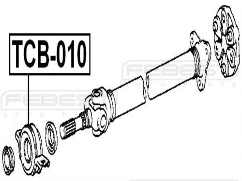 Febest КПП в сборе, арт. TCB010