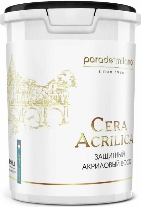 Декоративный защитный воск акриловый PARADE Cera Acrilica 0,9л