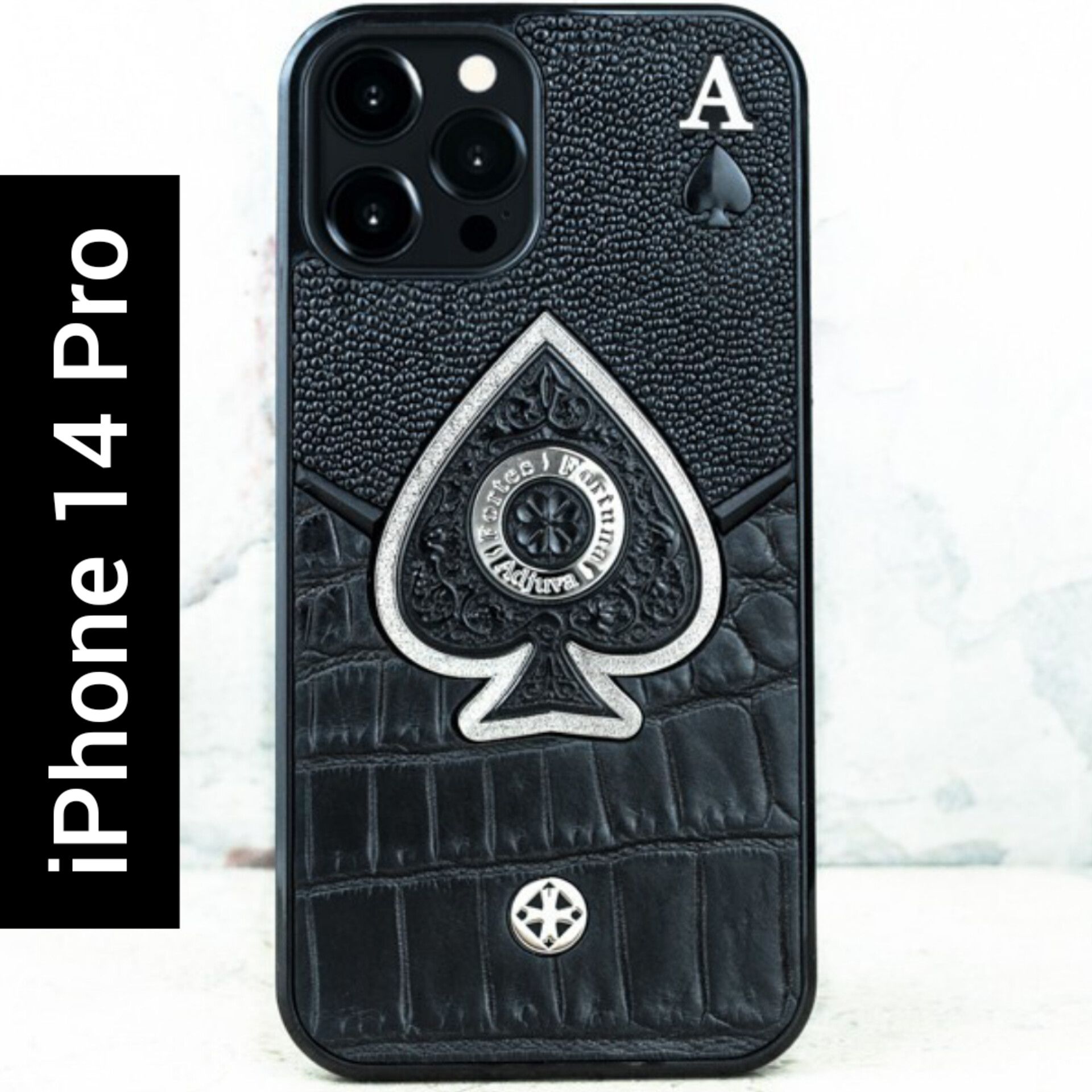 Чехол iPhone 14 Pro / Euphoria Ace of Spades LUX - Euphoria HM Premium -  купить с доставкой по выгодным ценам в интернет-магазине OZON (837653033)