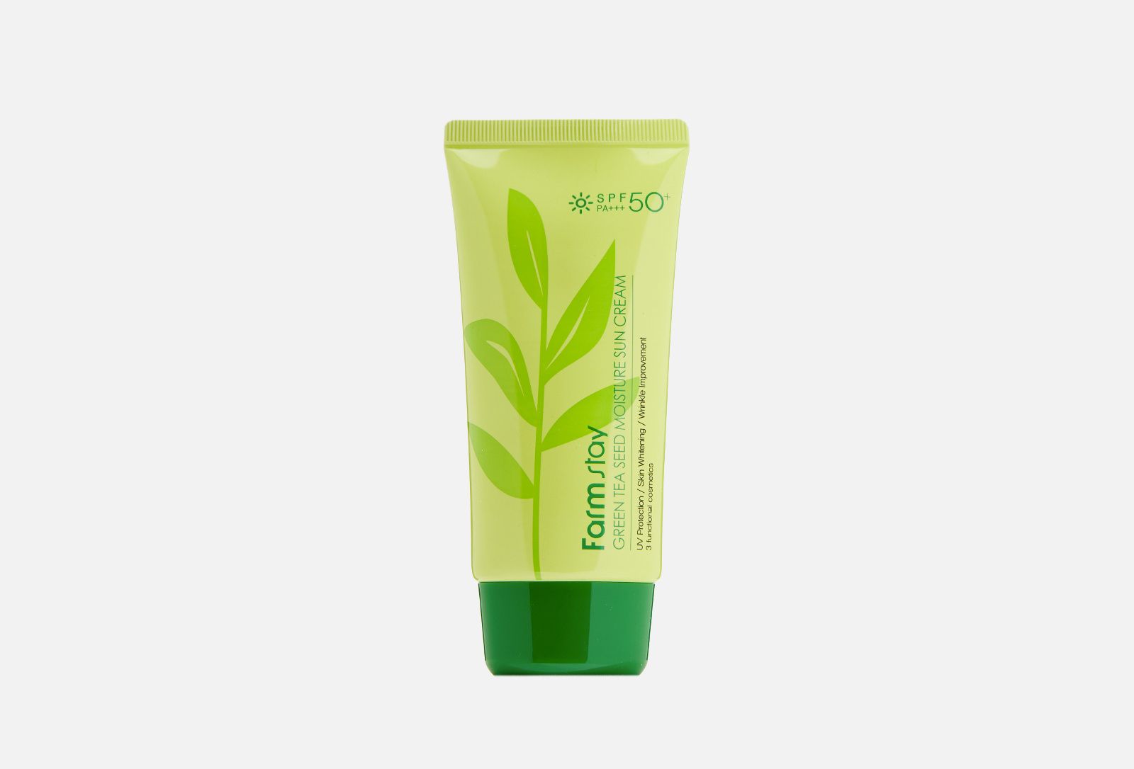 Солнцезащитный крем green. Farm stay Green Tea Seed Moisture Cream. Farm stay крем зеленый. Farm stay Sun Cream spf50. Крем солнцезащитный Cellio Green Tea Whitening Sun Cream 50+/pa+++.