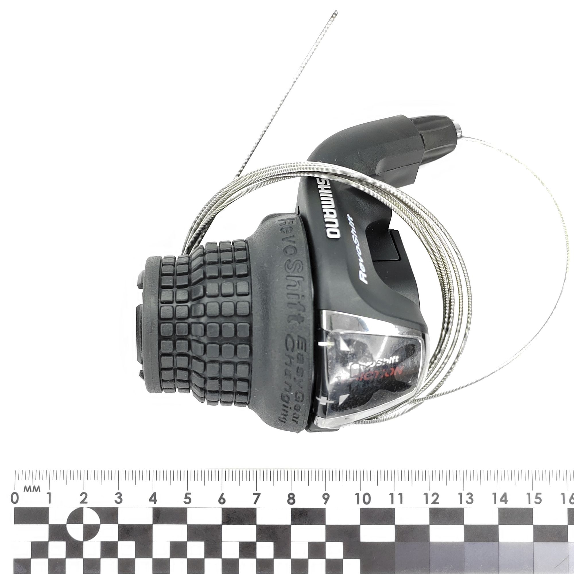 Shimano Шифтер SL-RS35, серия Tourney, фрикционного типа (без цифр), 3 скорости, под левую руку, трос 180 см, черный — Товары для велоспорта