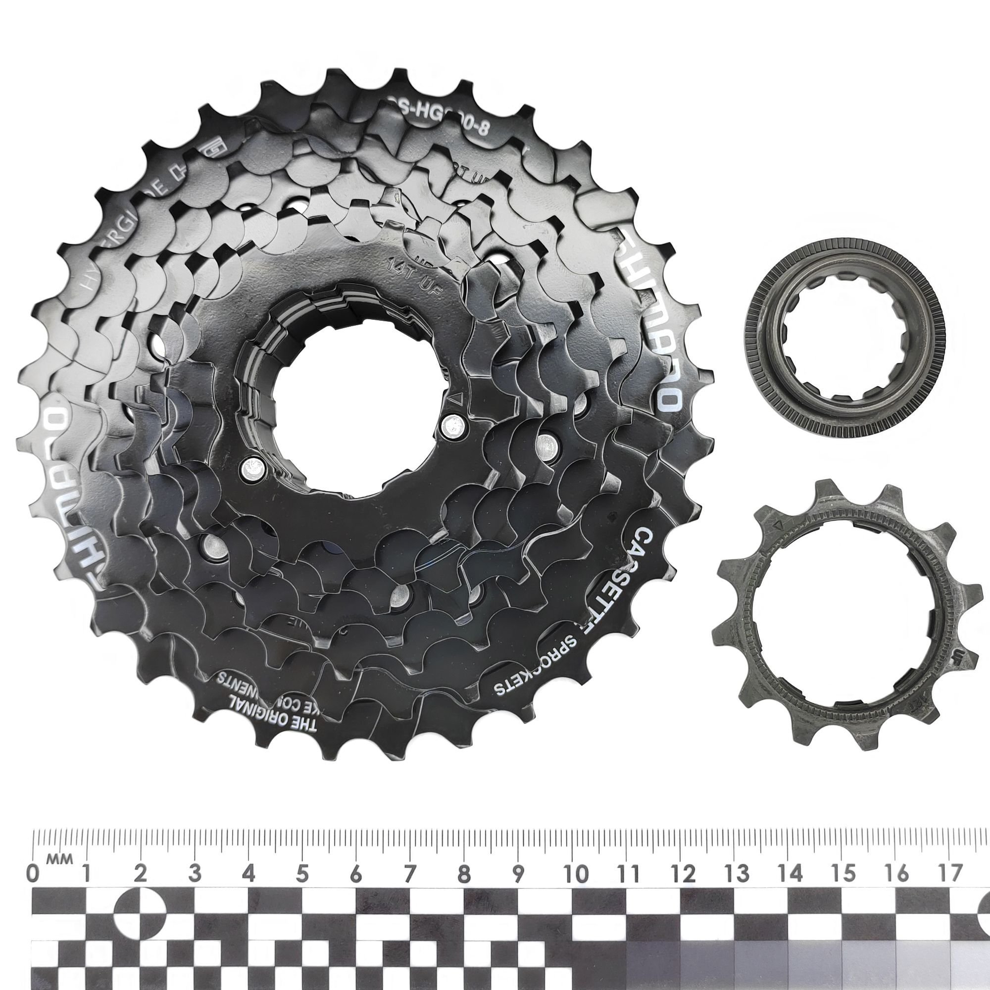 Shimano Кассета звезда задняя HG200, 8 скоростей, звезды 12-32 — Товары для велоспорта