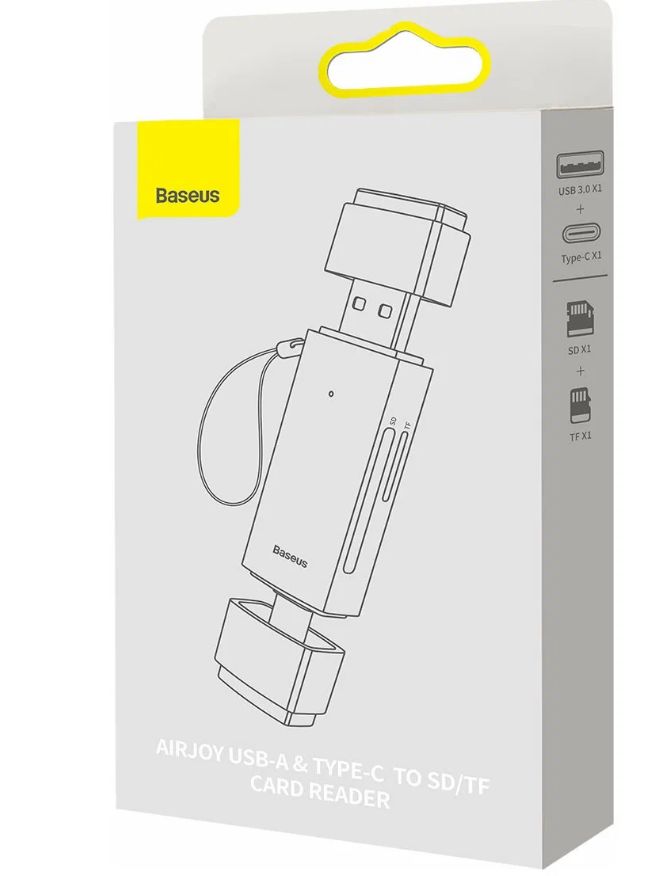 Картридер Baseus Lite card reader USB/Type-C