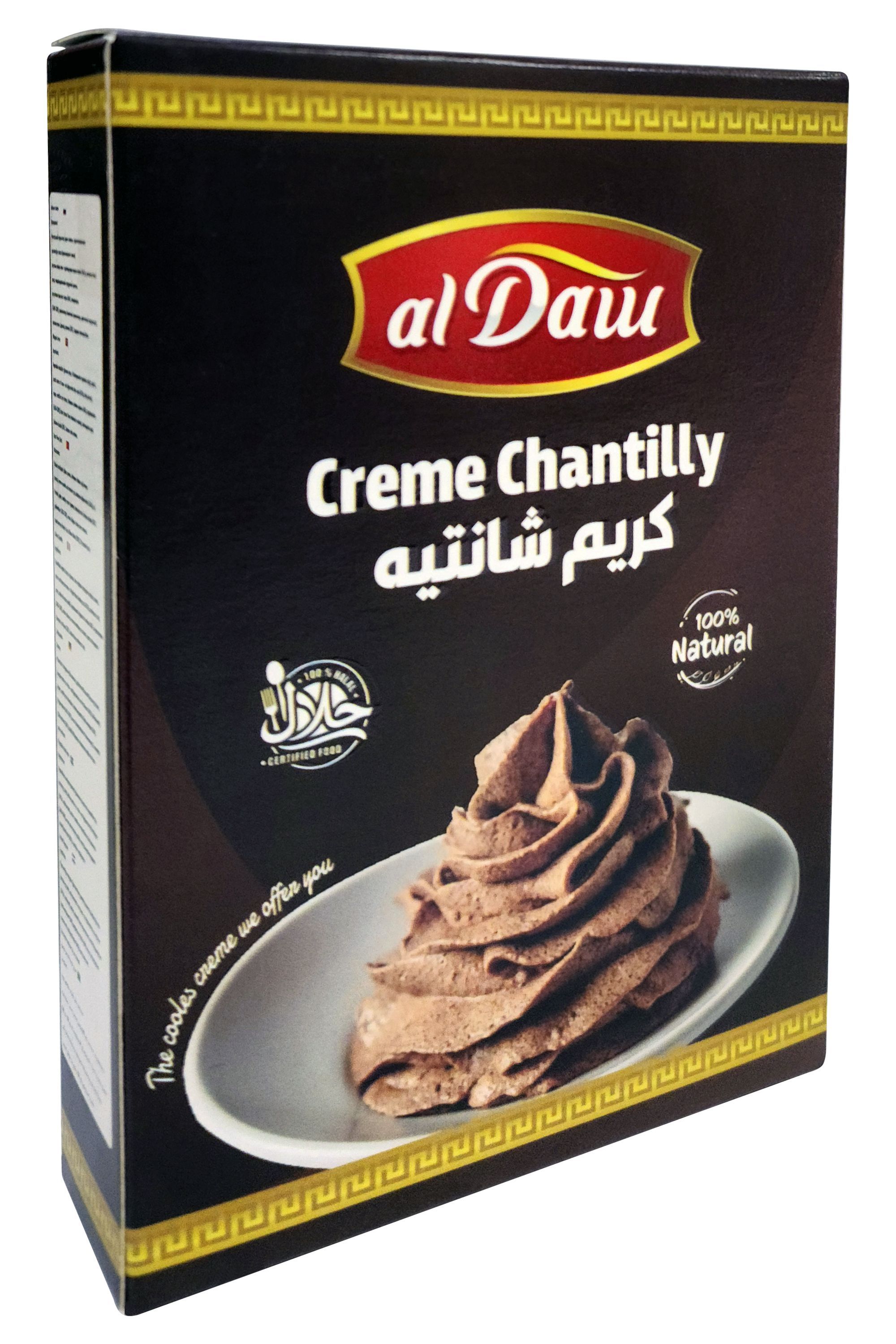 Крем Шанти (взбитые сливки) шоколадный, быстрого приготовления, "al Daw", Creme Chatilly, 100гр.