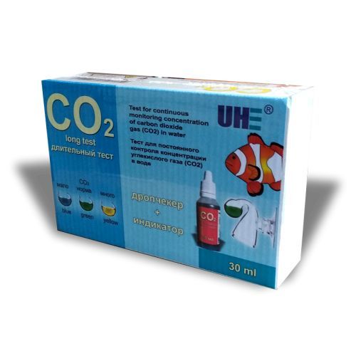 UHE Тест "CO2", для длительного измерения уровня CO2 в пресноводных аквариумах