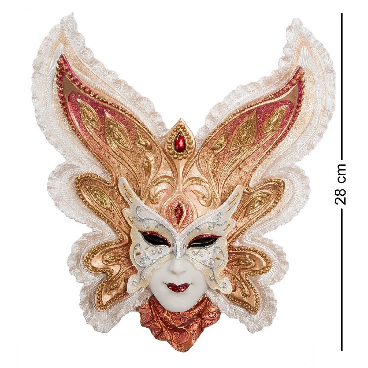 Венецианская Маска Fiori D`Arancio Ilaria Swarovski для роскошного изящества Венецианская Маска Fiori D`Arancio Ilaria Swarovski для роскошного изящества