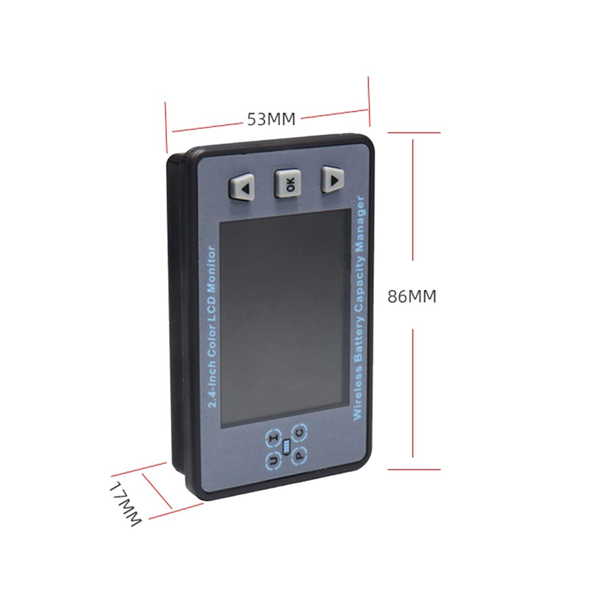 VAC8810F2,4-дюймовыйбеспроводнойизмерительнапряжения+измерительнаякоробка+чехолКулонометрЕмкостьДетектормощности120В100АМонитор