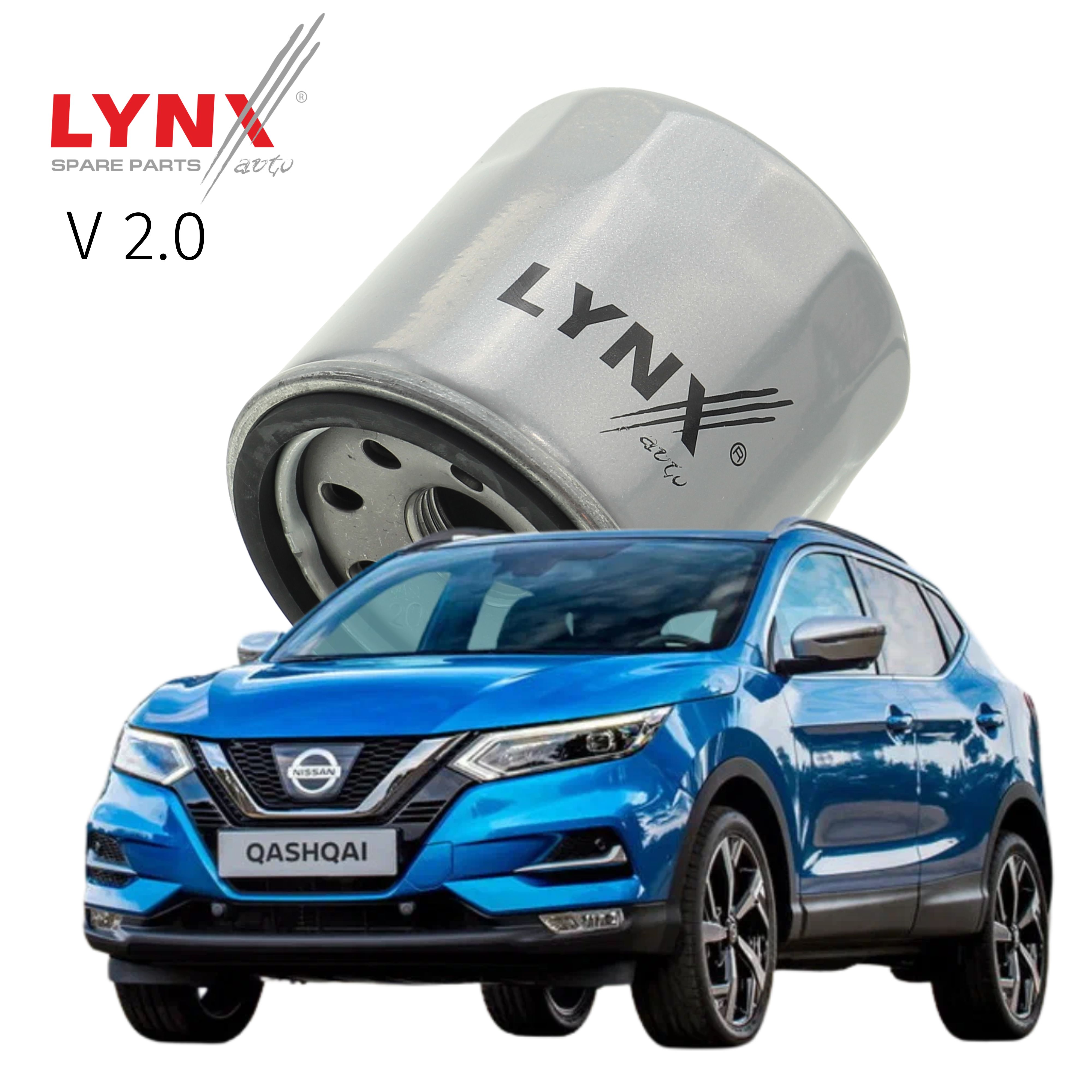 Фильтр масляный LYNXauto Nissan_Qashqai_SLC12859 - купить по выгодным ценам  в интернет-магазине OZON (957354318)