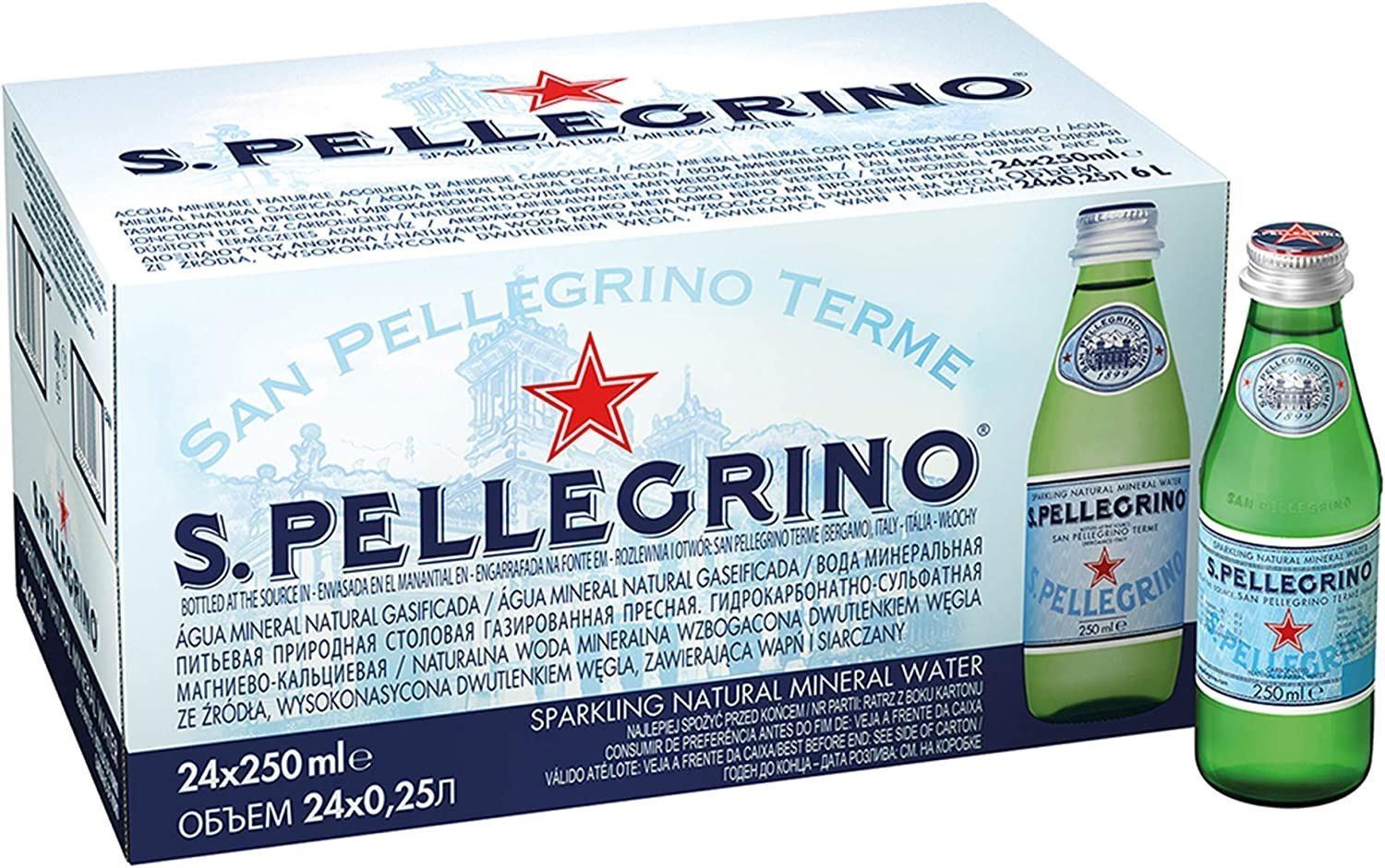 Вода San Pellegrino 0,25л*24 стекло