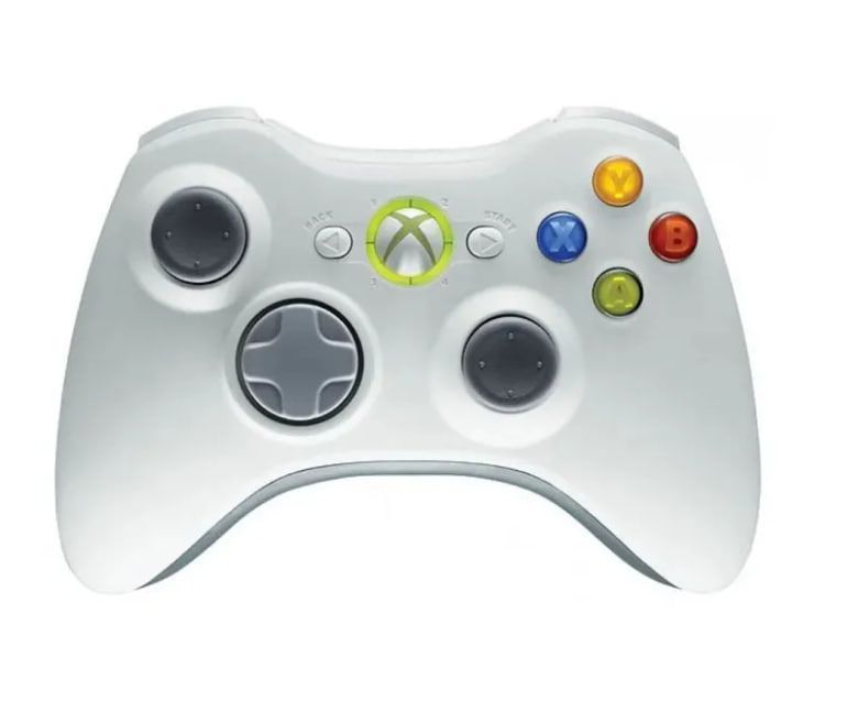 Геймпад XBox Беспроводной джойстик 360 / Wireless Controller White, белый