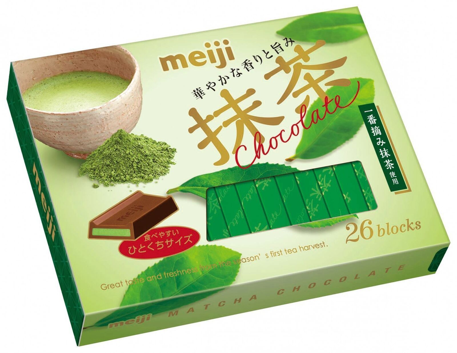 Meiji шоколад Matcha