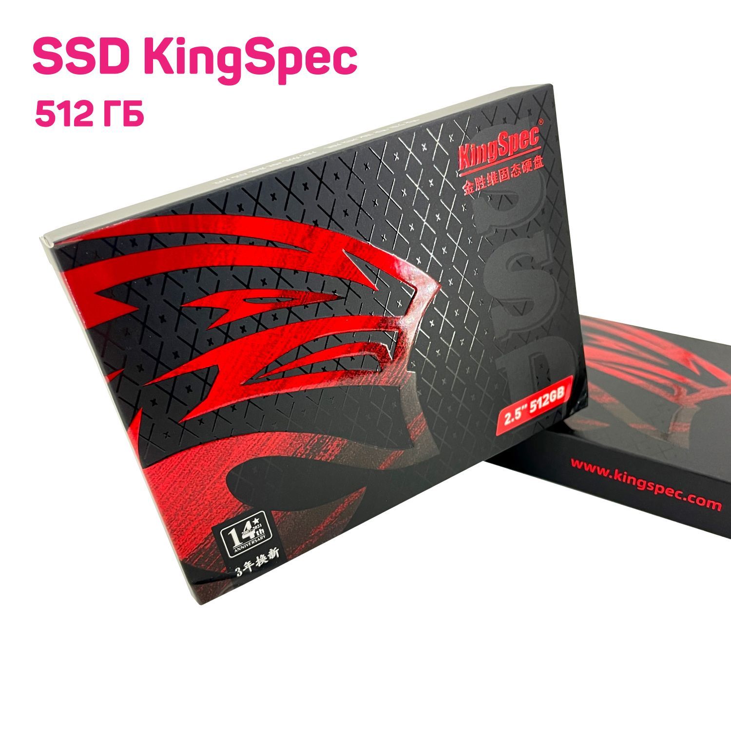 KingSpec512ГБВнутреннийSSD-дискЖесткийдиск(SSD-KSP01-512GB)