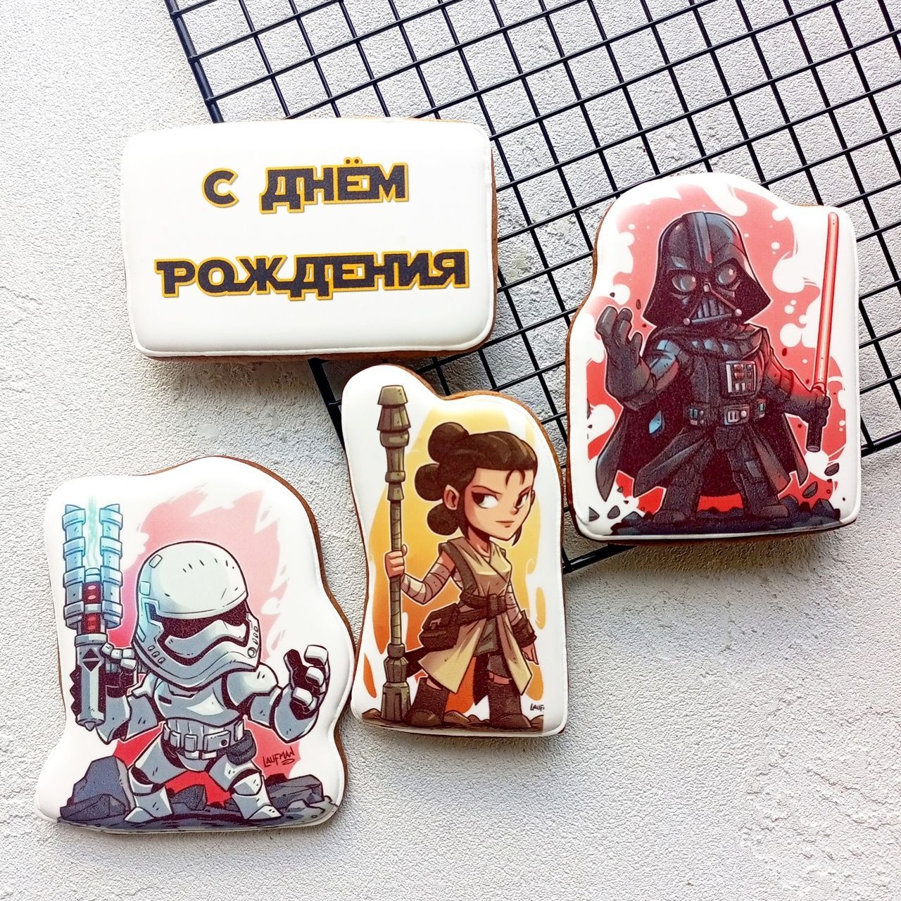 Имбирные пряники звездные войны, пряник STAR WARS