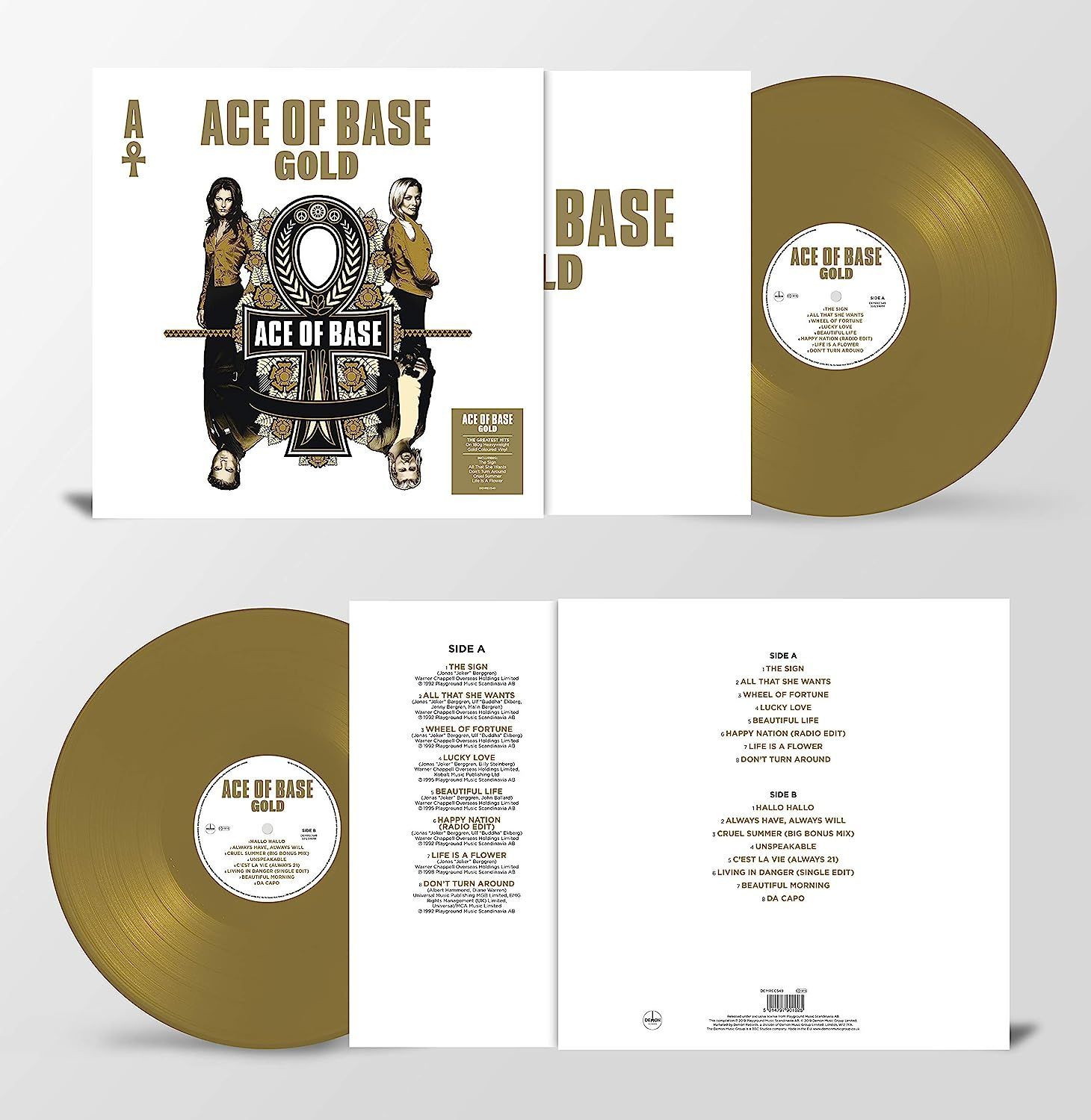 Ace Of Base - Gold (LP)(Gold Vinyl)(Limited Edition) - виниловая пластинка  - купить с доставкой по выгодным ценам в интернет-магазине OZON (1060380504)