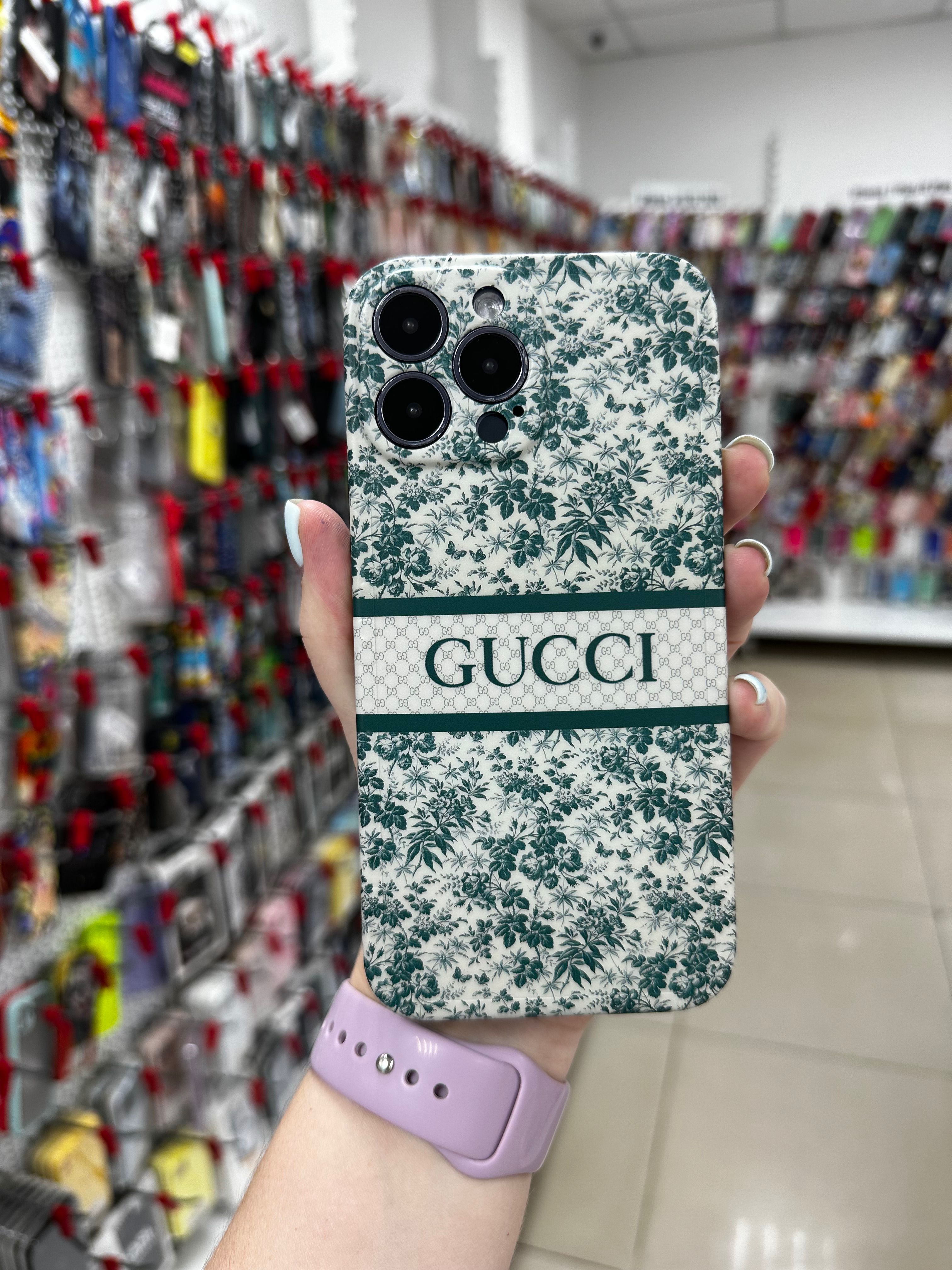 Чехол для iPhone 12 Pro Gucci (светло-зеленый) - купить с доставкой по  выгодным ценам в интернет-магазине OZON (1063656739)