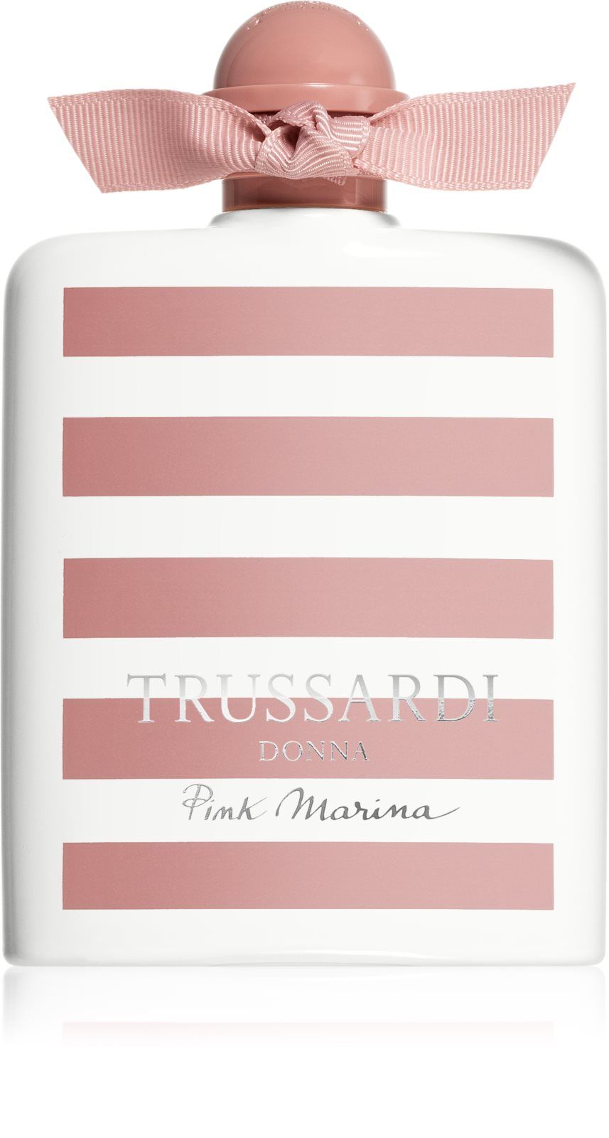 Труссарди пинк. Trussardi Donna Pink Marina Eau de Toilette 100 ml. Труссарди духи женские розовые в полоску. Духи Trussardi женские розовые.