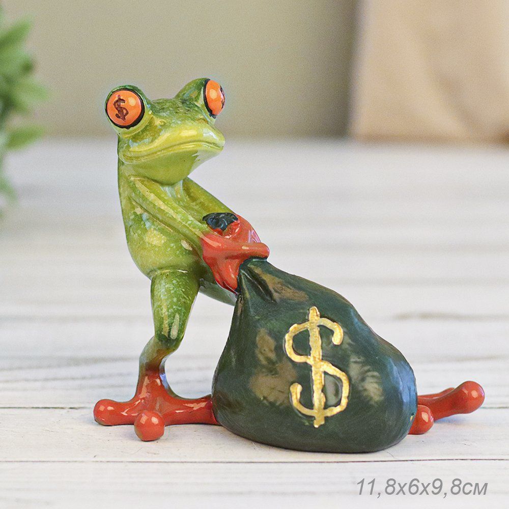Статуэтка ГАЛЕОН фигурка лягушка арт 695132 - купить по низким ценам в  интернет-магазине OZON (1065350803)