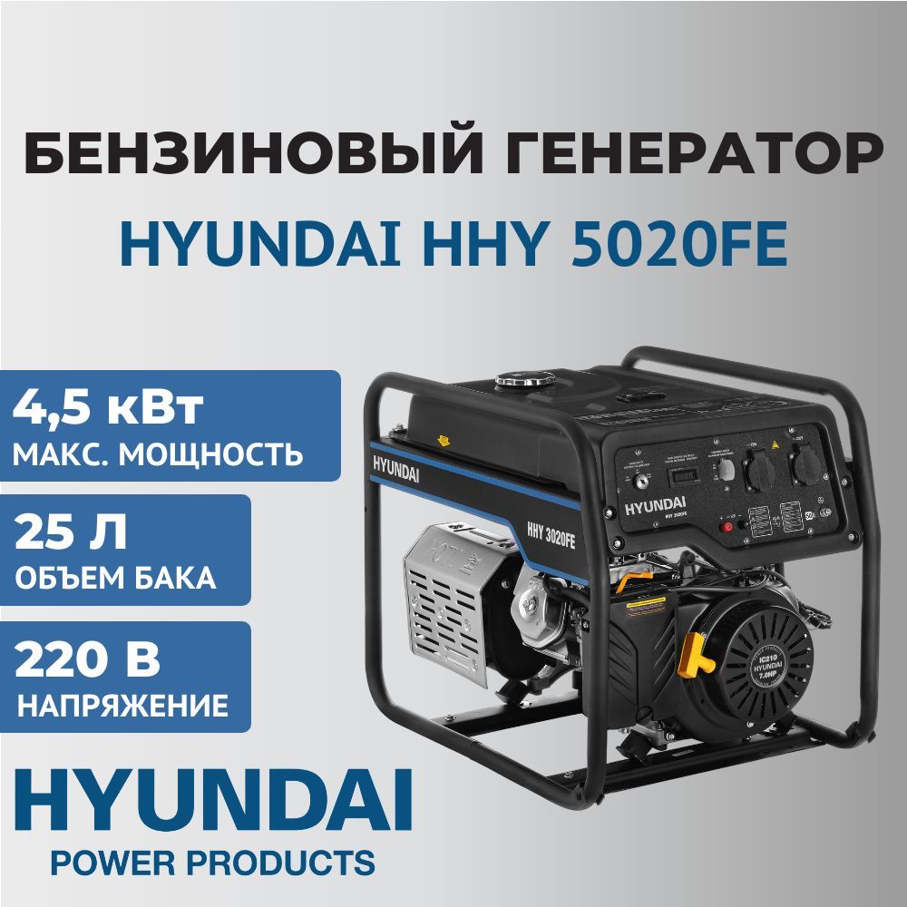 Генератор hyundai hhy