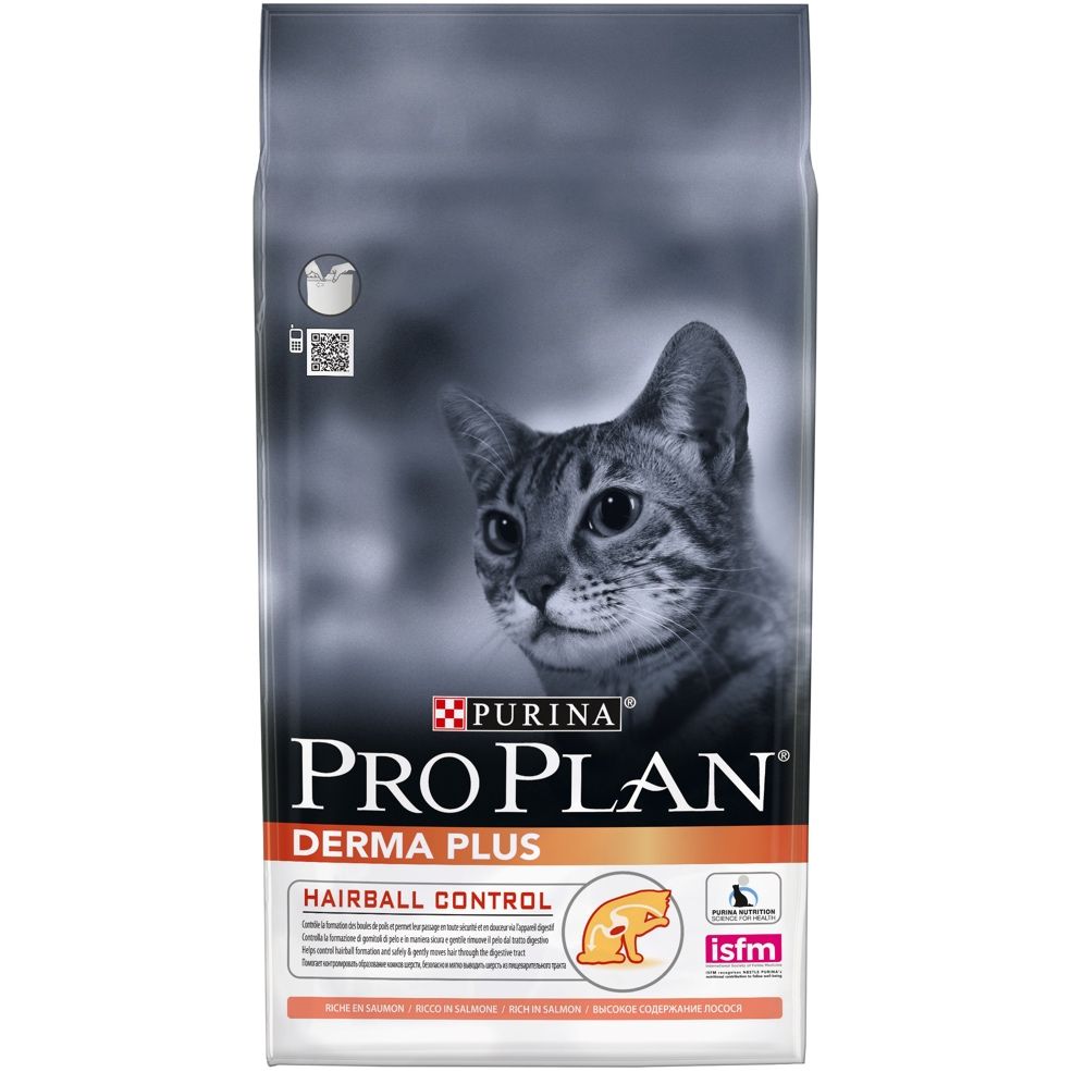 PRO PLAN для кошек сухой 1,5кг Elegant Лосось для кожи и шерсти ...