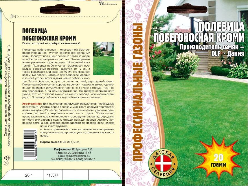 Полевица для газона фото описание