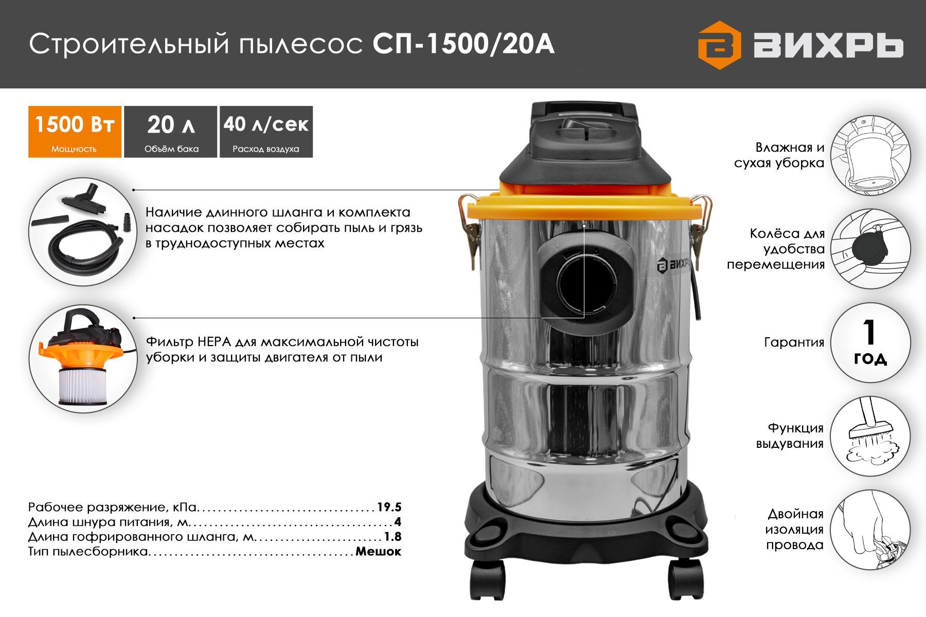 Мешки Для Пылесоса Ресанта 1500 20 Купить