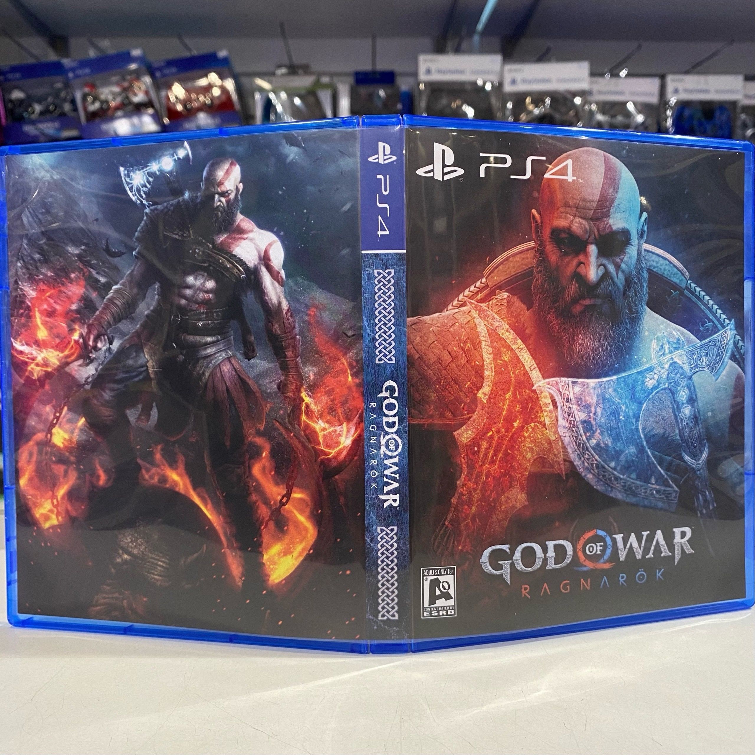 Игра"GodofWarRagnarok"PS4-Кастомнаяобложкадлядиска