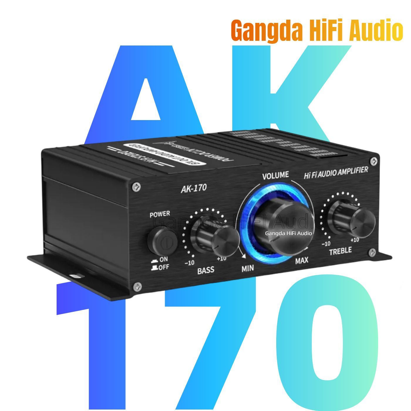 AK170 12V Mini 400W HIFI Цифровой стерео усилитель звука для автомобиля AMP  усилитель FM-радио микрофон для автомобиля домашнего кинотеатра