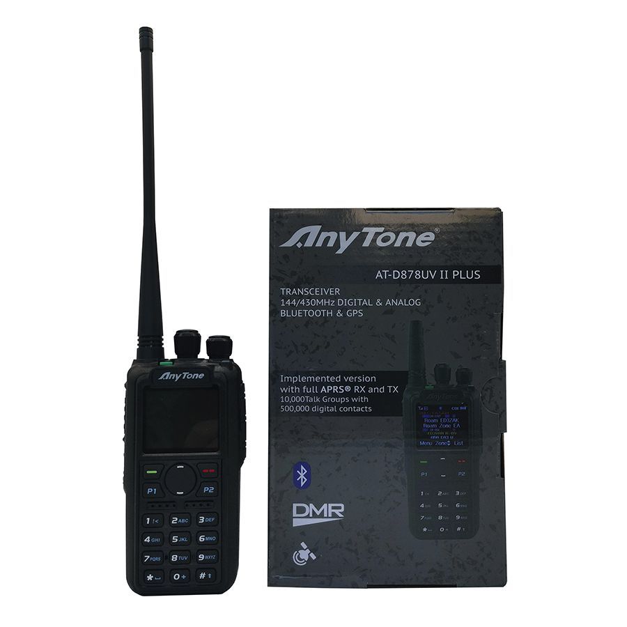 Радиостанция AnyTone Рация AT-D878UV II Plus (GPS + Bluetooch) - купить по  доступным ценам в интернет-магазине OZON (1158468087)