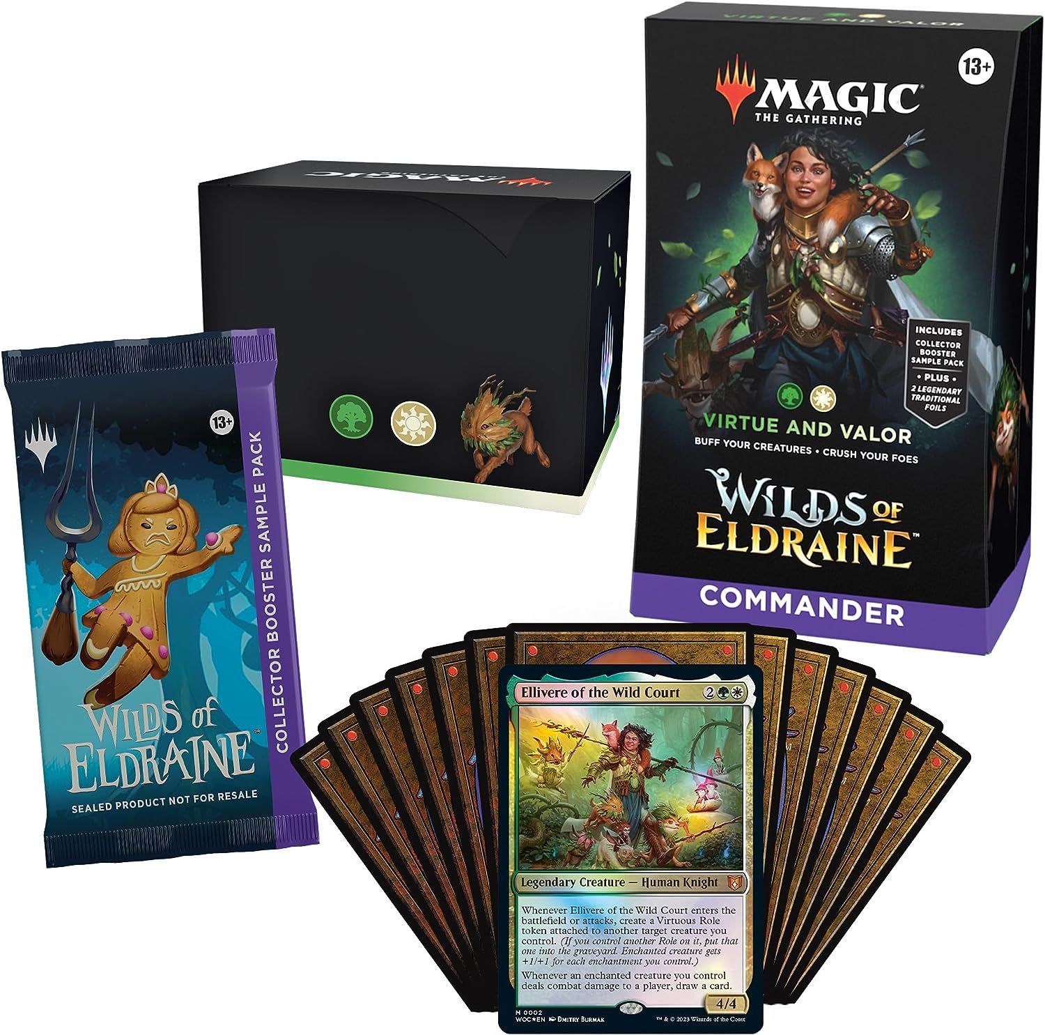 Настольная игра Magic: the Gathering - Колода формата Commander выпуска  Wilds of Eldraine - Virtue and Valor (на английском языке) - купить с  доставкой по выгодным ценам в интернет-магазине OZON (1171977652)